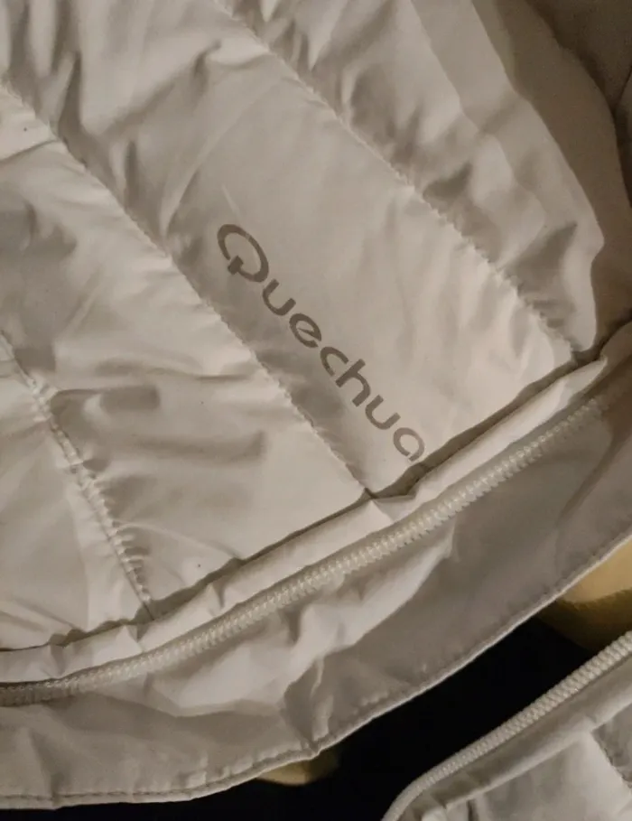 Veste blanche taille 38 DecathlonDoudoune blanc  doudoune quechua taille 38 - photo numéro 11