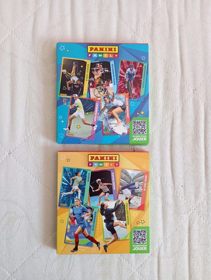 Lot de 2 pochettes Jeux Olympiques 2024 Panini Mac Donald's