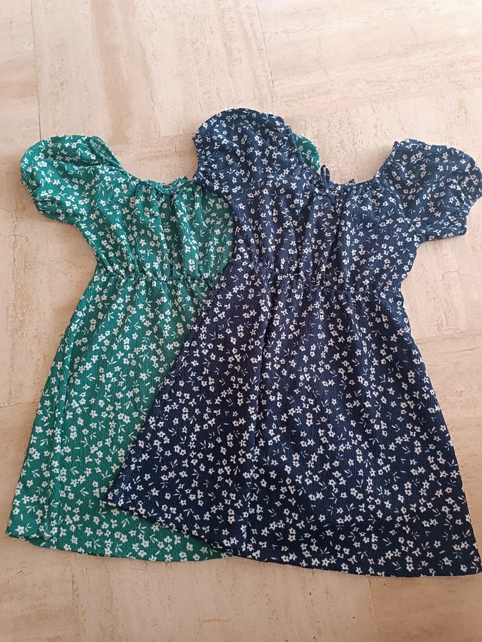 Robe manches courtes été