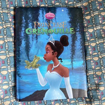 Beau livre la princesse et la grenouille Disney