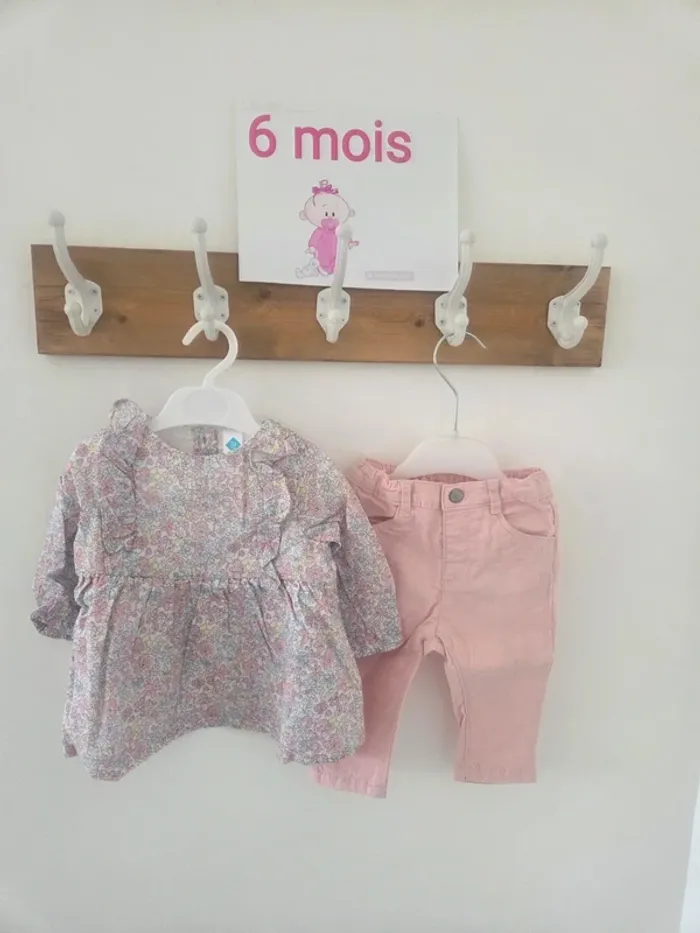 Ensemble texbaby 6m fille