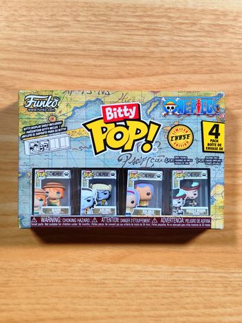 Boîte 4 Bitty Pop! One Piece - Nami, Arlong, Nojiko & Mihawk (CHASE)