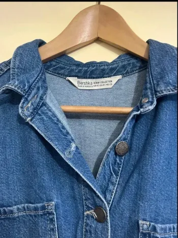 Combi short en jean femme Bershka M – Neuve – Denim tendance été