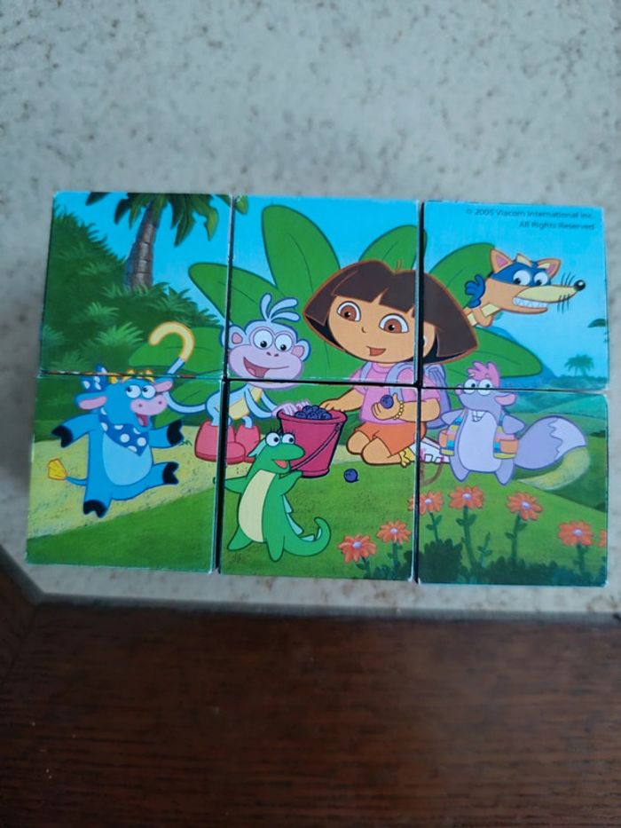 2€ Puzzle cubes 6 faces Dora l'exploratrice - Y2K 2004 - photo numéro 9