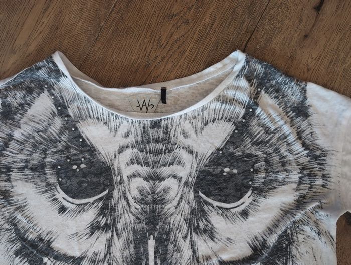 Tee shirt ML chouette ikks 18 ans - photo numéro 2