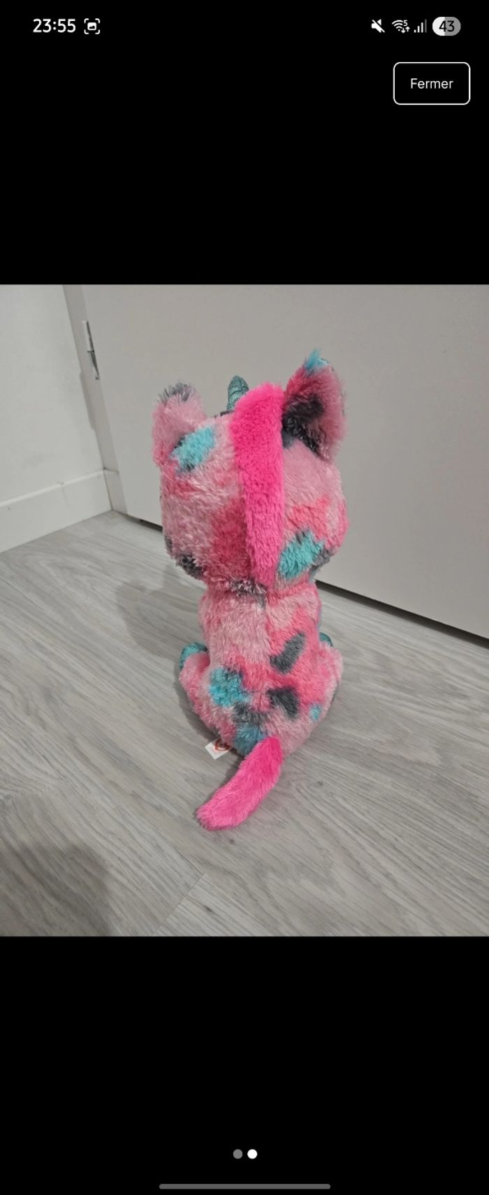 Peluche licorne - photo numéro 2