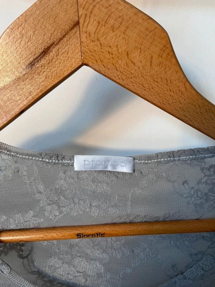 Dentelle grise Promod XS - photo numéro 3