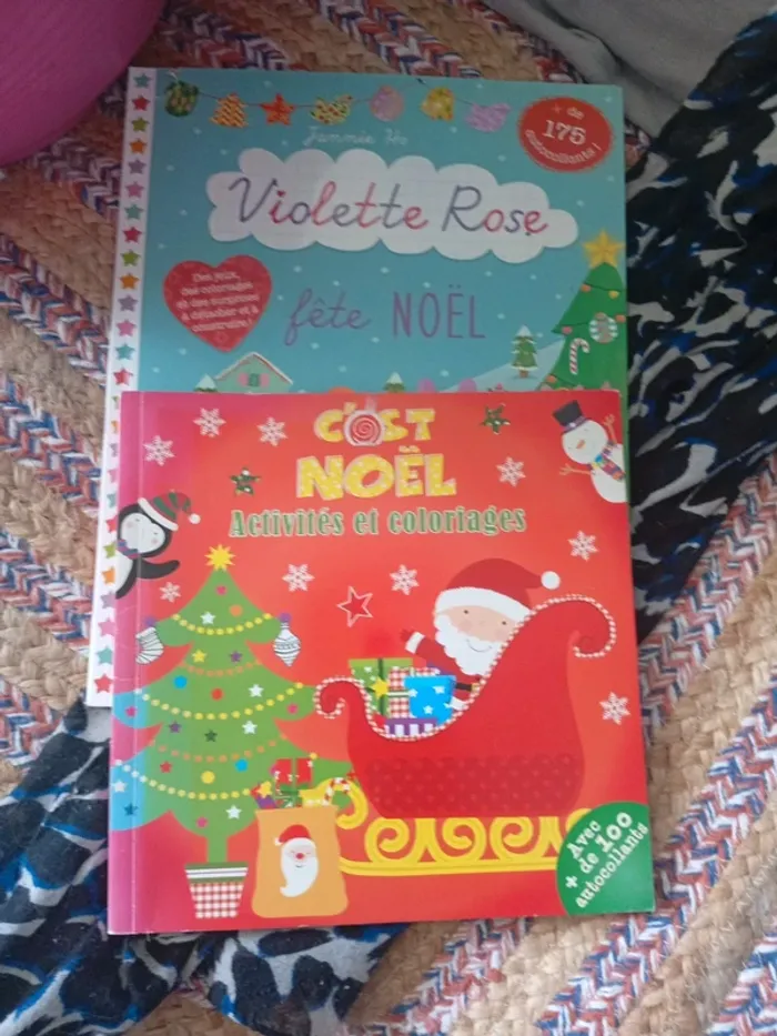 2 livres d activités thème Noel