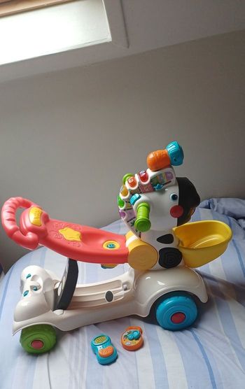 Trotinnette porteur trotteur - Trottino zèbre rigolo VTech