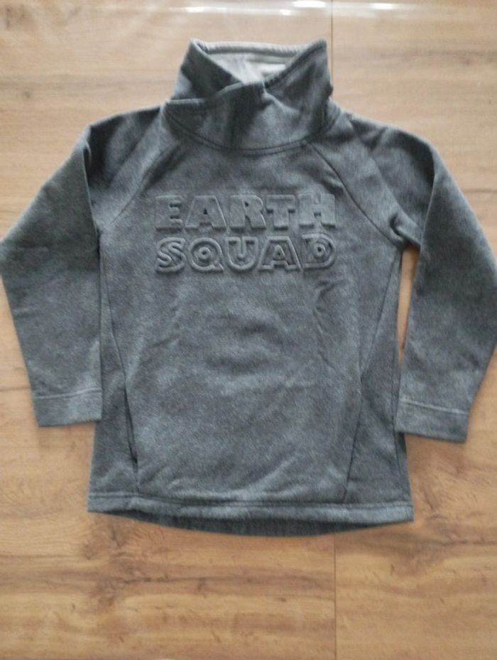 Pull gris garçon 10 ans