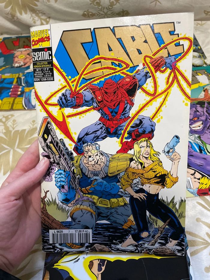 Lot de 7 magazines Cable vintage Marvel Comics - photo numéro 5