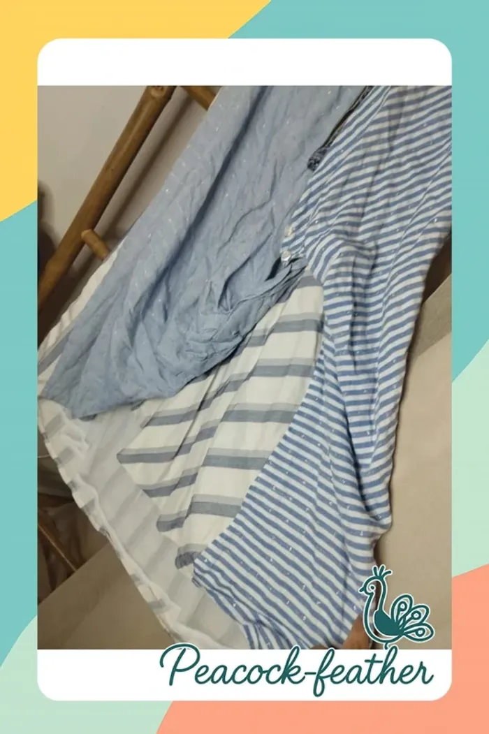 Robe bleue blanche la mode est à vous 42 - photo numéro 2
