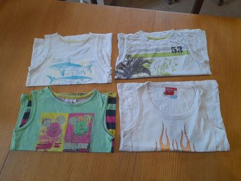 Lot de 4 débardeurs garçon 6 ans
