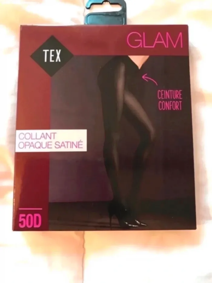Collant Tex noir taille 1, 50 deniers neuf avec emballage - photo numéro 2