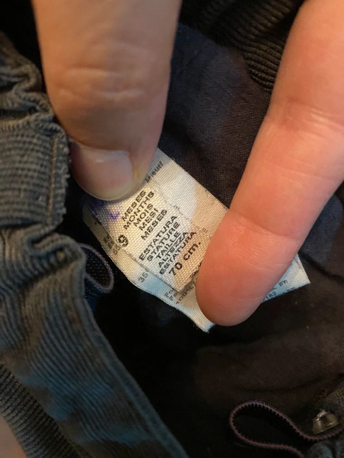 Pantalon gris anthracite 9 mois tutto piccolo - photo numéro 3