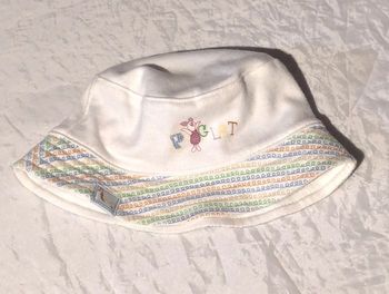 Bob Blanc Porcinet Bandeau Inférieur Spirales Multicolores Vêtement Accessoire Petits Enfants Bébés