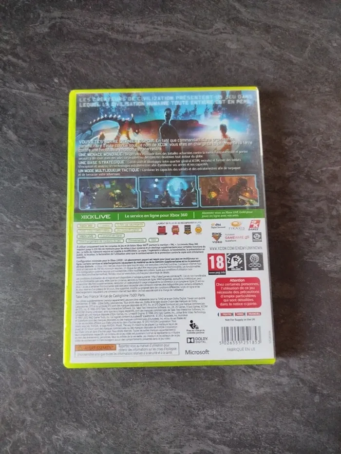 Jeu Xbox 360 XCom Enemy Unknown - photo numéro 2