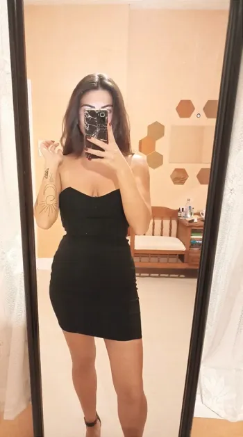 Robe bandeau noir classy 34/36