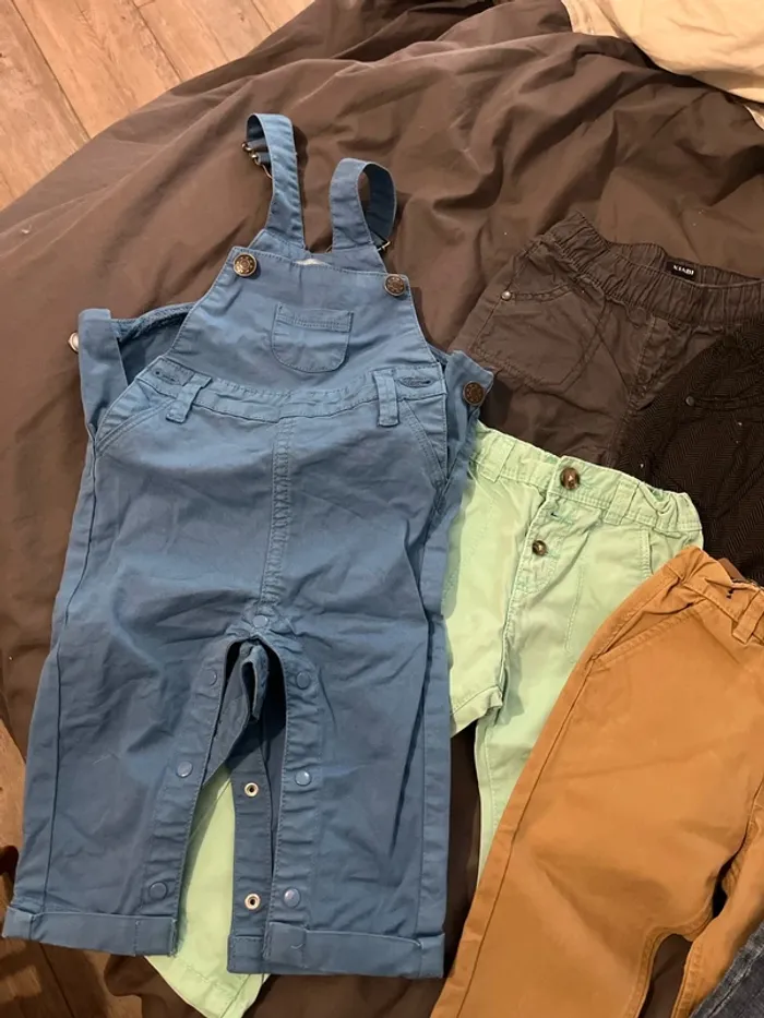Lot de 9 pantalon et 1 salopette - photo numéro 4