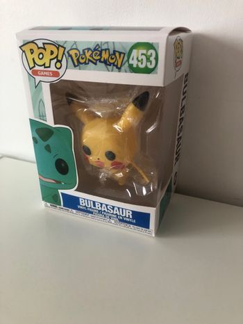 Funko pop pikachu boîte bulbizarre pokemon neuve évolution pichu collection jeux jouet 453