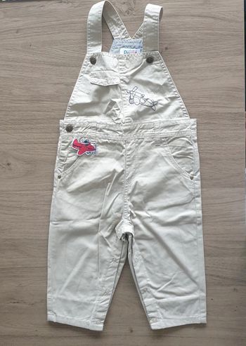 Salopette bébé, beige, taille 18 mois, La Compagnie des Petits