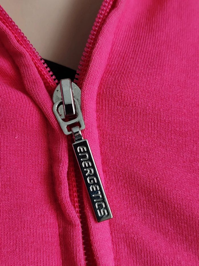 Veste sweat à capuches rose fuchsia Energetics T.40 - photo numéro 6