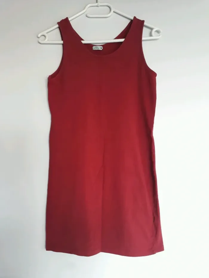Robe moulante bordeaux