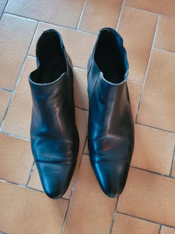 Bottines chelsea boots en cuir minelli 45