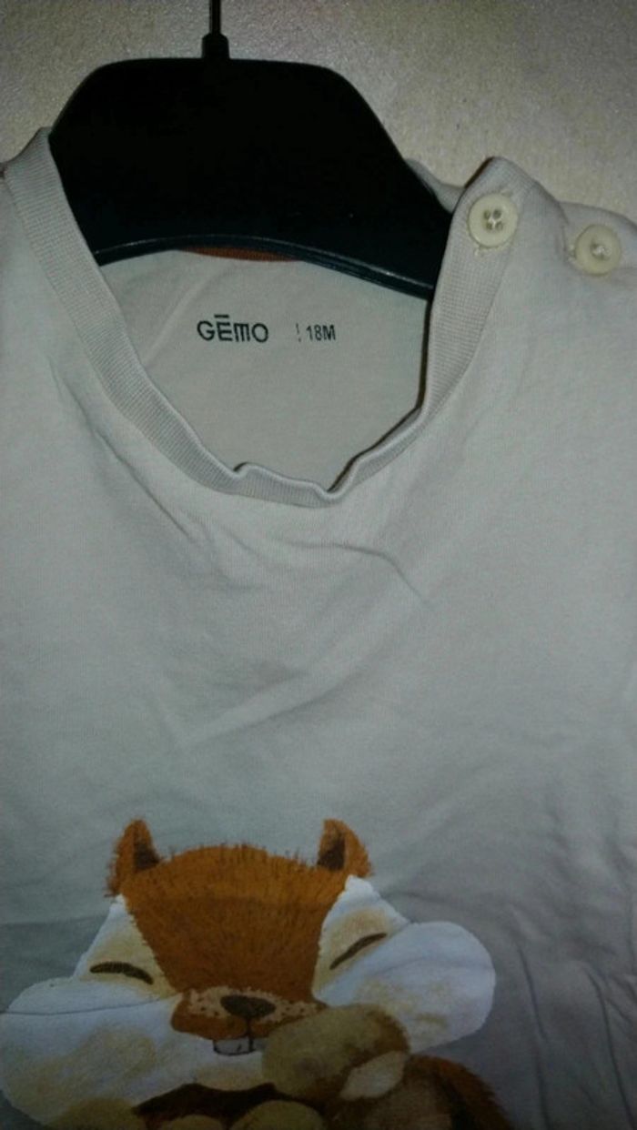 Tee shirt bébé garçon manches longues taille 18 mois Gémo - photo numéro 6