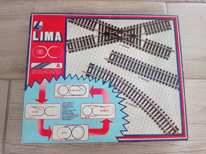 Set de rails droits + courbés 404010 LIMA - photo numéro 1
