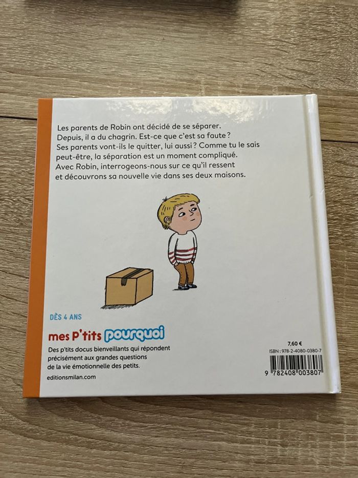 Livre Le divorce Mes p’tit pourquoi 4-7 ans - photo numéro 2