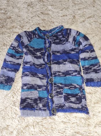 Gilet fait main 24 mois