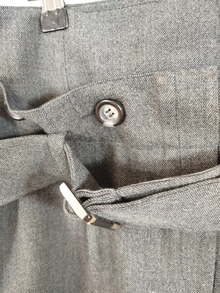 Mini Jupe grise ceinturée Armani Jeans - Taille 44 - Élégance intemporelle A606 - photo numéro 6