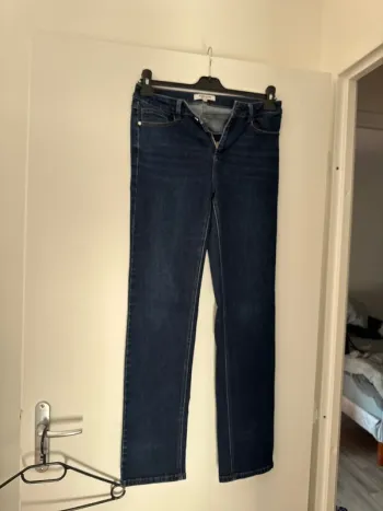 Jean type slim Morgan bleu