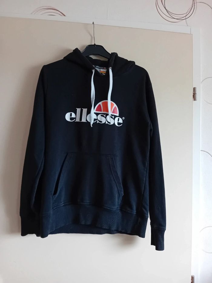 Sweat à capuche Ellesse Noir Taille M - photo numéro 2