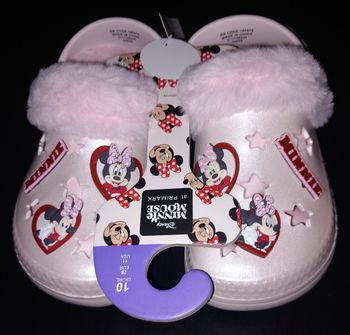 Chaussons Sabots Minnie Mouse Neufs avec étiquette