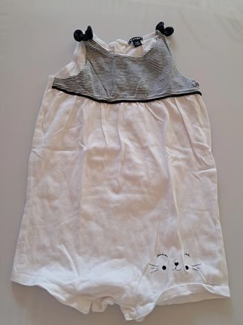 combishort salopette short fille 2 ans