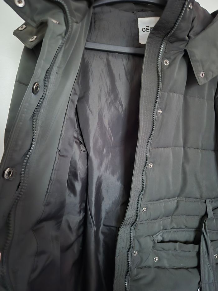 Manteau long femme kaki - photo numéro 4