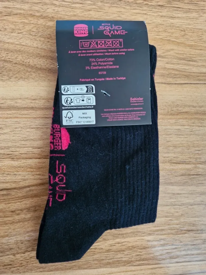 Chaussettes squid game unisexe - photo numéro 2