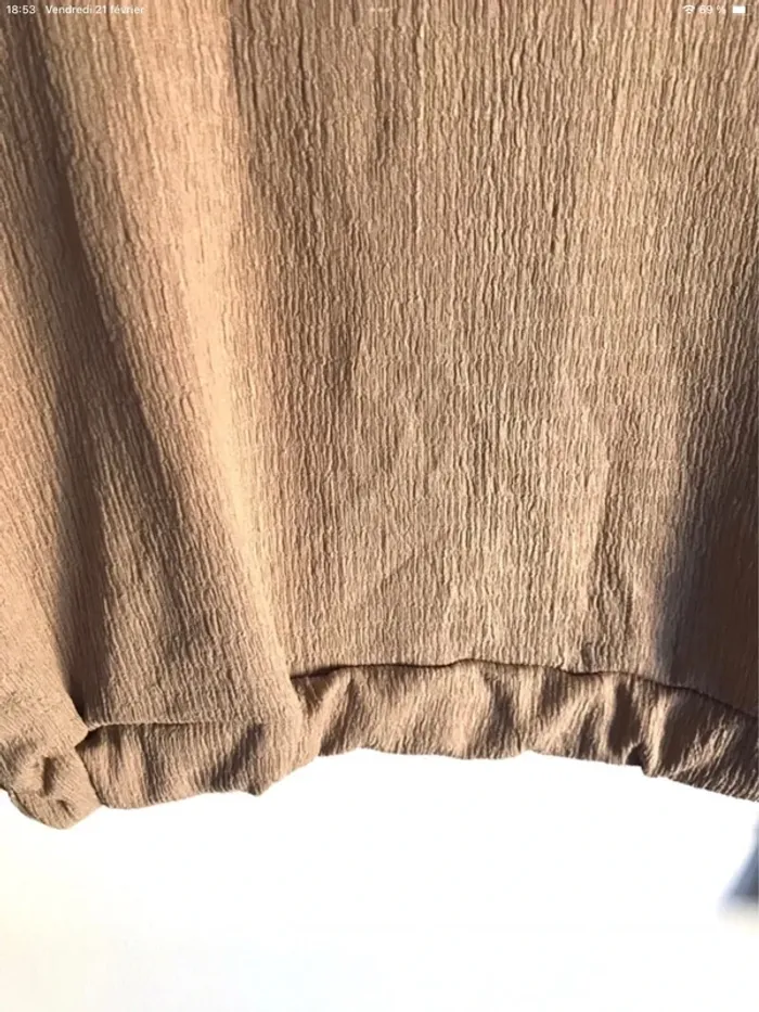 Crop top taille 36 marron clair neuf sans étiquette - photo numéro 8