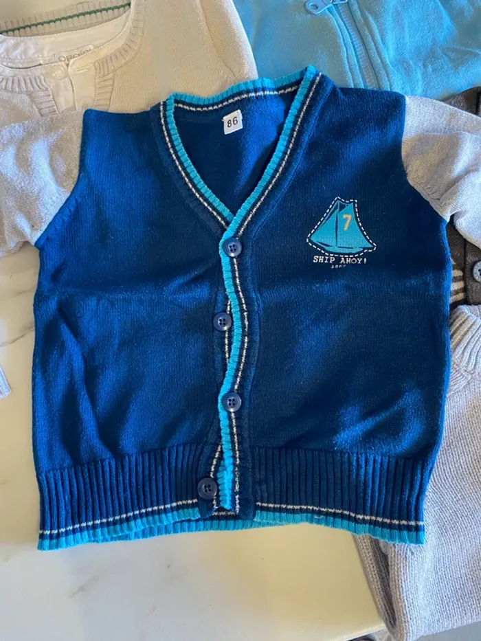 Lot 6 gilet pull - photo numéro 5
