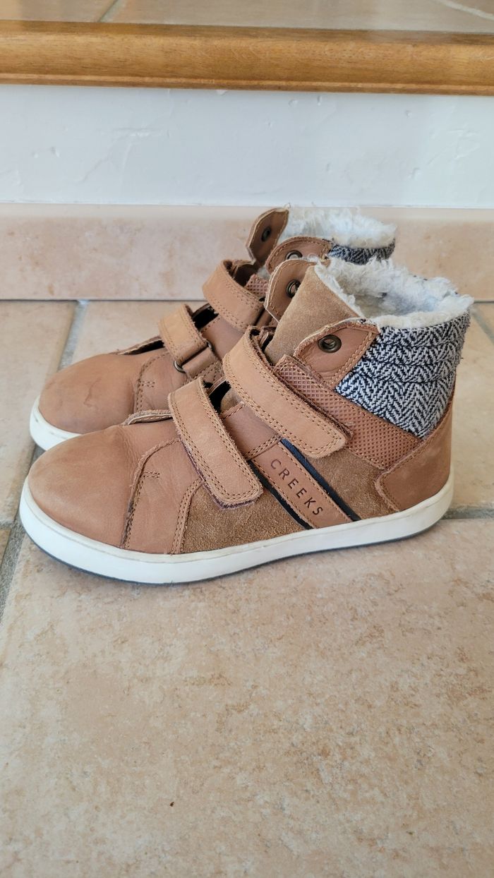 Bottines en cuir Creeks pointure 34