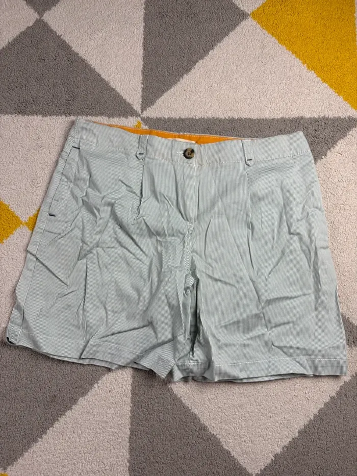 Short Grain de Malice | Bleu clair et blanc | Taille 40