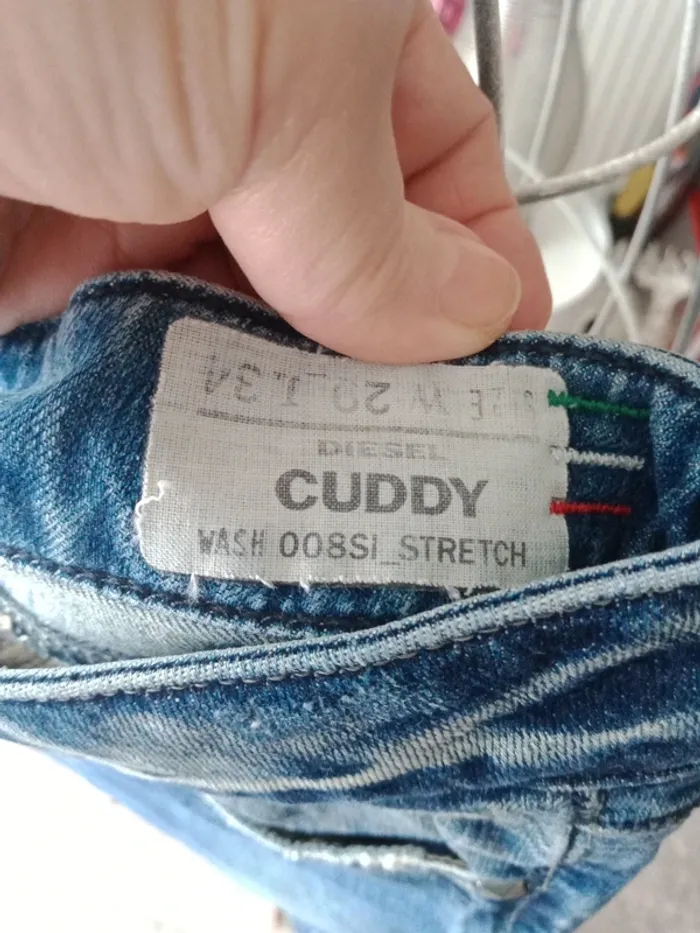 Jeans Diesel cuddy bleu - photo numéro 7