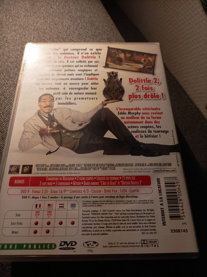 DVD docteur dolittle 2 - photo numéro 2