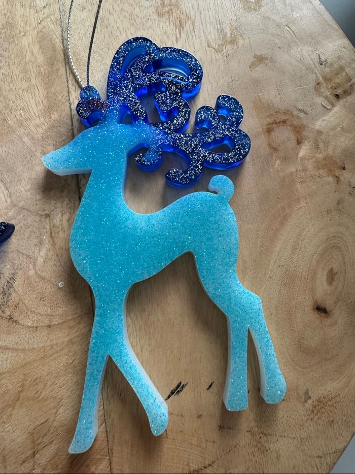 Déco sapin bleu - photo numéro 2
