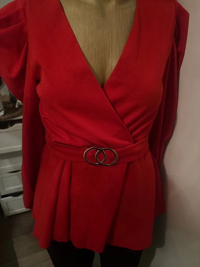 Top rouge taille S -34/36 - photo numéro 3
