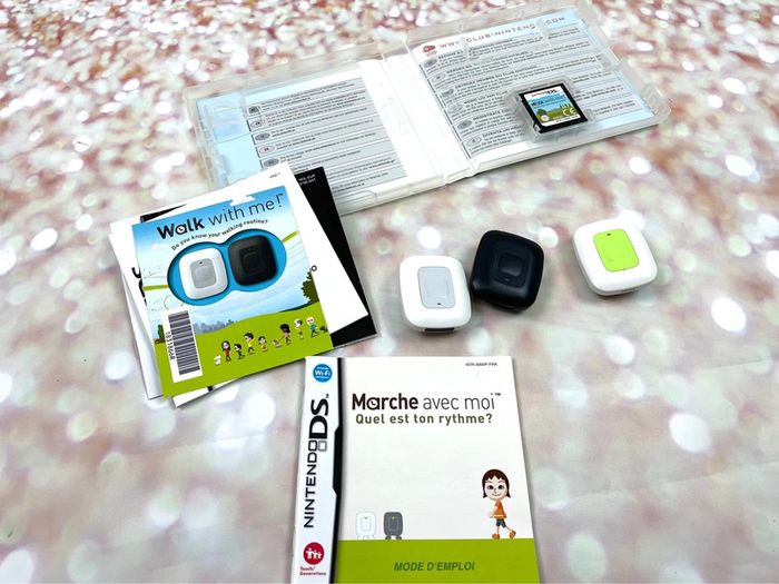 Jeu Nintendo DS marche avec moi + 3 podomètres