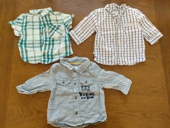 Lot 3 chemises 3mois