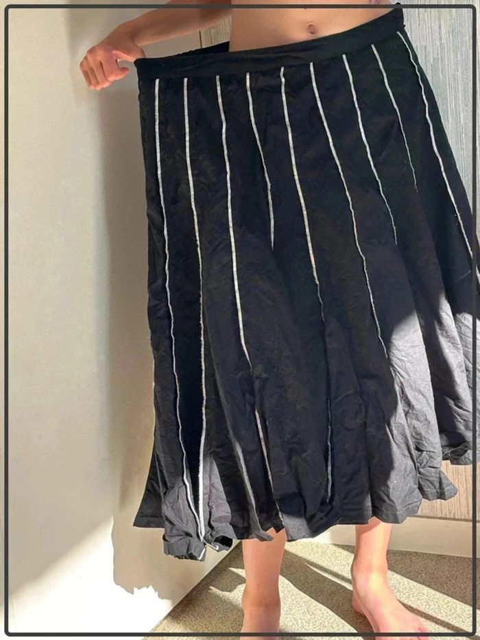 Jupe longue taille 46 marque bleu bonheur - photo numéro 2